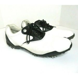 Foot Joy LoPro Collection Women's 9.5 Medium Leather Golf Shoes (97123) White